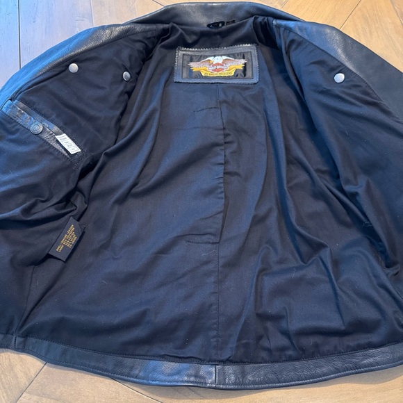 Vintage Harley Davidson Leather Jacket with Fringe Womens size Large - Picture 16 of 16
